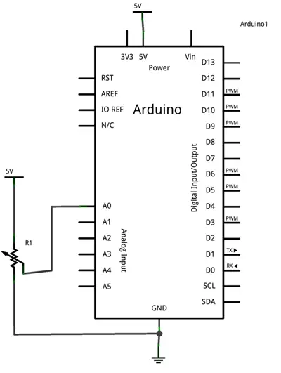 Potentiometer Schematic